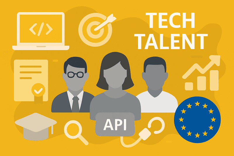 Blog post image for European Tech Talent Market: Trends and Strategies